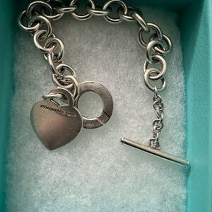 Tiffany and Co Return to Tiffany heart toggle bracelet.